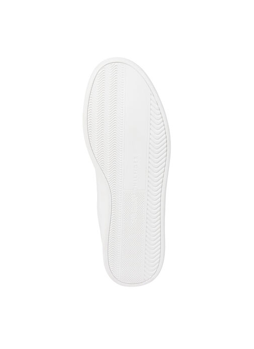 Tommy Hilfiger Beyaz Erkek Deri Sneaker ELEVATED CUPSOLE LTH MIX - Görsel 7