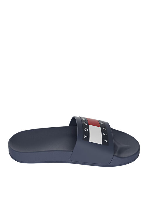 Tommy Hilfiger Lacivert-Kırmızı-Beyaz Erkek Plaj Terliği TOMMY JEANS POOL SLIDE ESS - Görsel 3