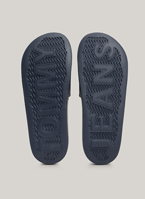 Tommy Hilfiger Lacivert-Kırmızı-Beyaz Erkek Plaj Terliği TOMMY JEANS POOL SLIDE ESS - Görsel 7