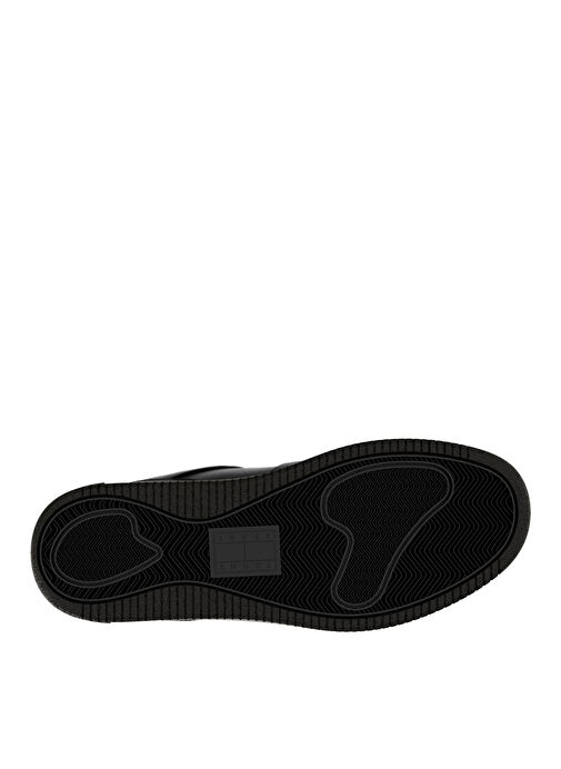 Tommy Hilfiger Siyah Erkek Deri Sneaker TJM RETRO BASKET ESS - Görsel 6