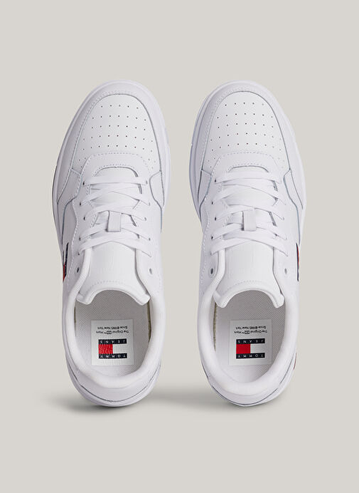 Beyaz Erkek Sneaker TJM RETRO ESS - Görsel 4