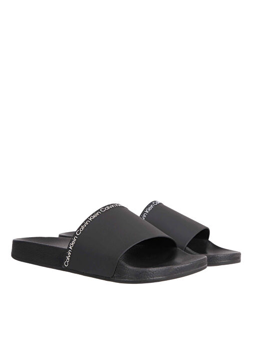 Calvin Klein Siyah Erkek Plaj Terliği POOL SLIDE RUBBER - Görsel 3