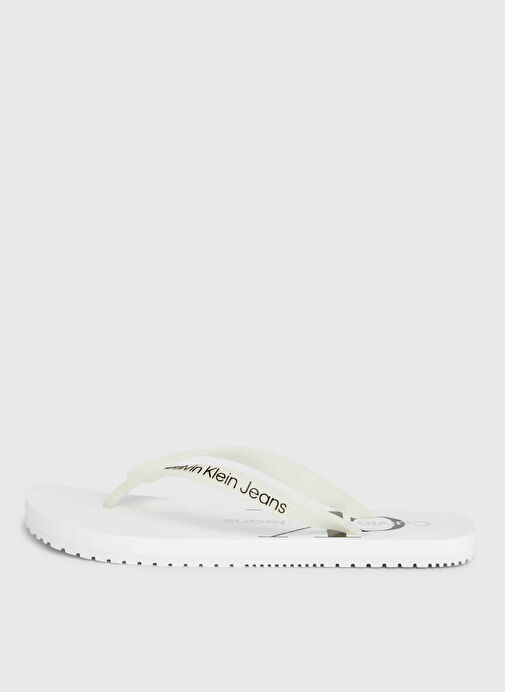 Beyaz Kadın Plaj Terliği YW0YW01246YBR - Görsel 3