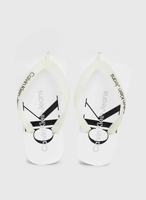 Beyaz Kadın Plaj Terliği YW0YW01246YBR - Görsel 5