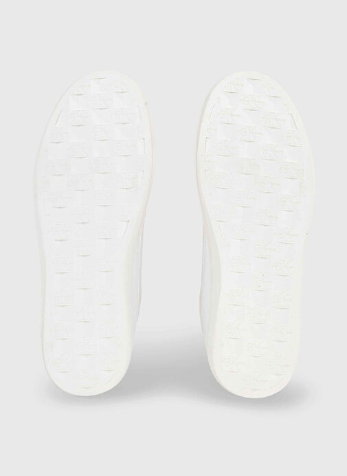 Calvin Klein Beyaz-Turuncu Kadın Deri Sneaker YW0YW0129602S - Görsel 7