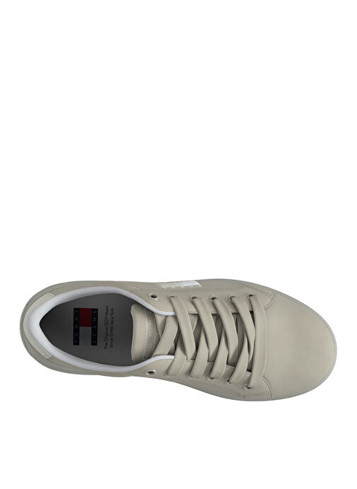 Tommy Hilfiger Bej Kadın Deri Sneaker EN0EN02500AEV - Görsel 4