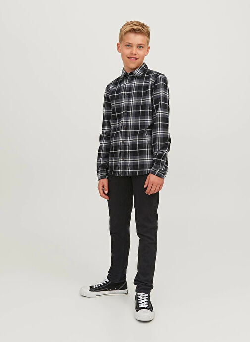 Jack & Jones JJIGLENN JJORIGINAL MF 072 NOOS JNR Siyah Erkek Normal Bel Normal  Denim Pantolon