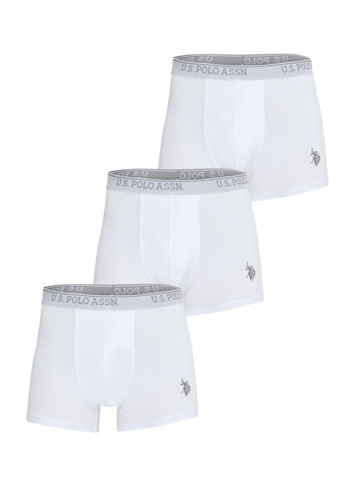 U.S. Polo Assn. Beyaz Erkek Boxer I081SZ0IA.000.3BDZBBB23K