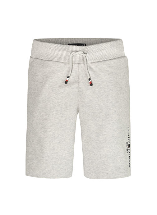 Tommy Hilfiger Lastikli Bel Normal Gri Erkek Şort ESSENTIAL SWEATSHORTS