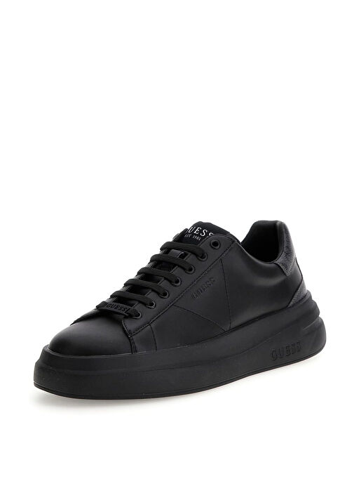 Guess Siyah Erkek deri Sneaker ELBA - Görsel 2