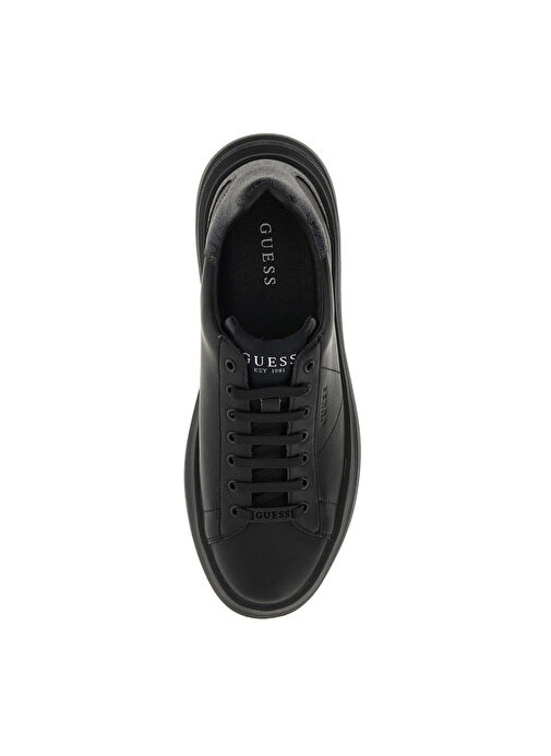 Guess Siyah Erkek deri Sneaker ELBA - Görsel 5