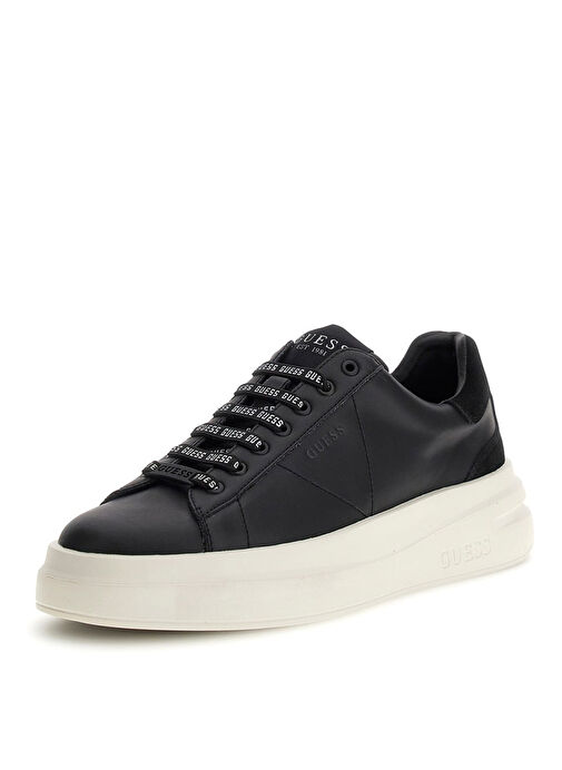Guess Siyah-Beyaz Erkek deri Sneaker ELBA - Görsel 2