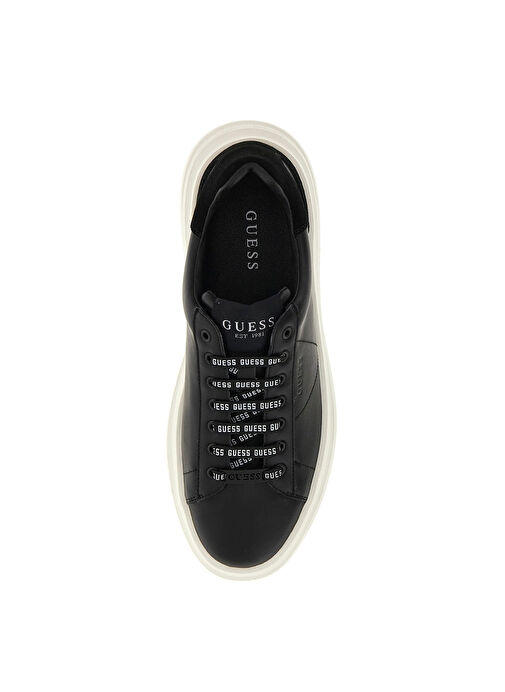 Guess Siyah-Beyaz Erkek deri Sneaker ELBA - Görsel 5