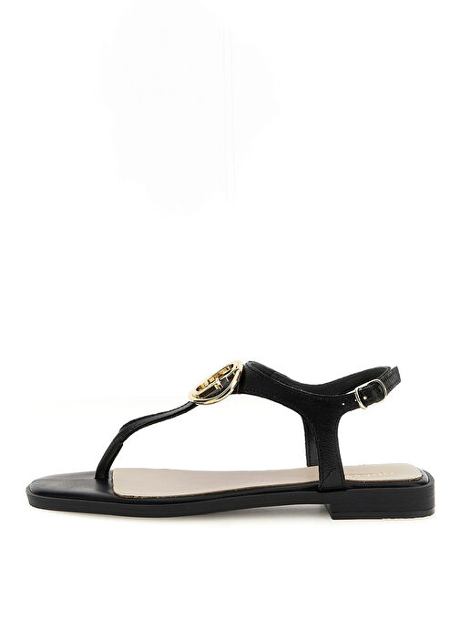 Guess Siyah Kadın Deri Sandalet FLJMIRLEA03BLACK - Görsel 2