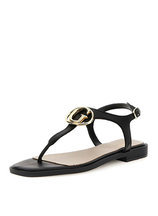 Guess Siyah Kadın Deri Sandalet FLJMIRLEA03BLACK - Görsel 3