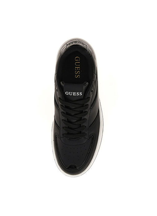 Guess Siyah Kadın deri Sneaker FLJLLILEA12BLACK - Görsel 5