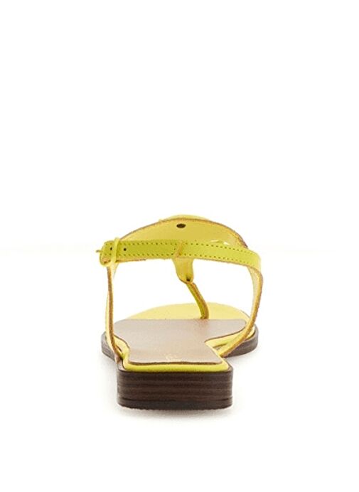 Guess Sarı Kadın Deri Sandalet FLJMIRLEA03LIME - Görsel 5