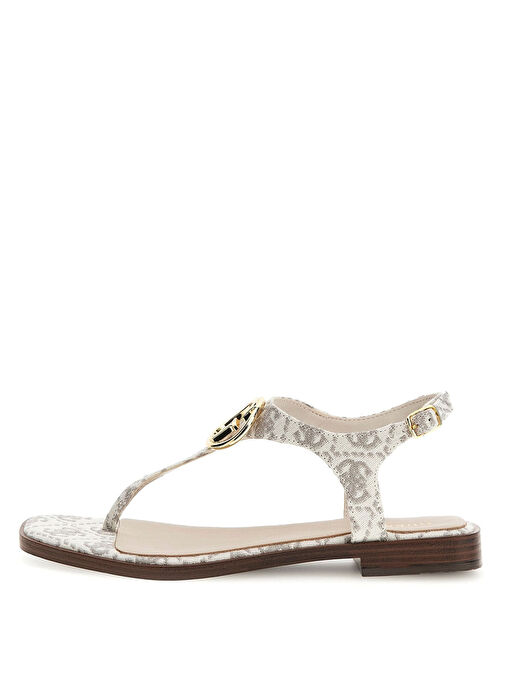 Guess Beyaz-Gri Kadın Sandalet FLJMIRFAL03GREY - Görsel 2