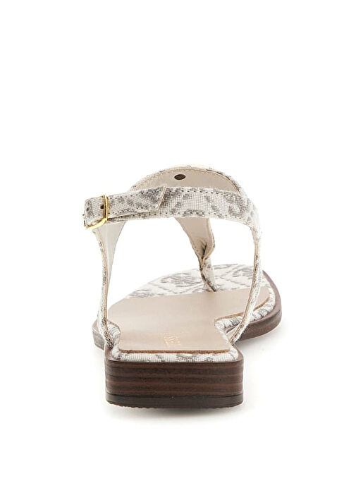 Guess Beyaz-Gri Kadın Sandalet FLJMIRFAL03GREY - Görsel 5
