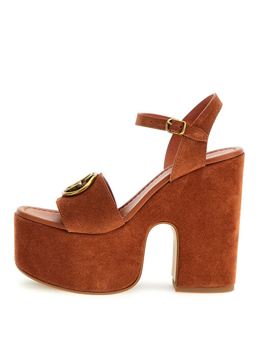 Guess Tarçın Kadın Deri Topuklu Ayakkabı FLJCLOSUE04TERRA - Görsel 2