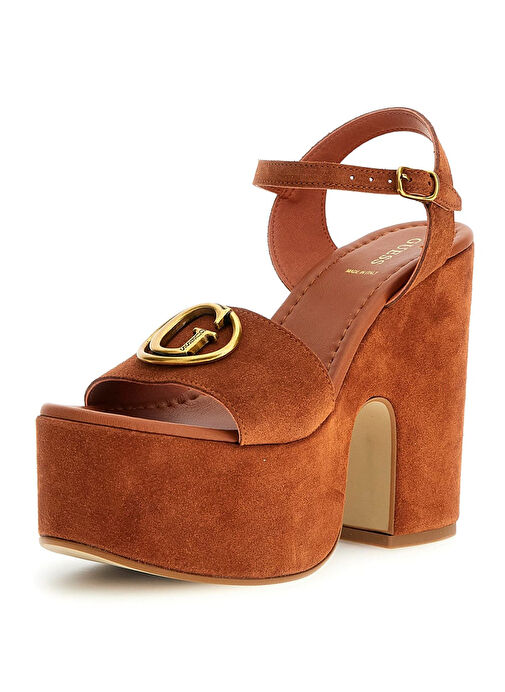 Guess Tarçın Kadın Deri Topuklu Ayakkabı FLJCLOSUE04TERRA - Görsel 3