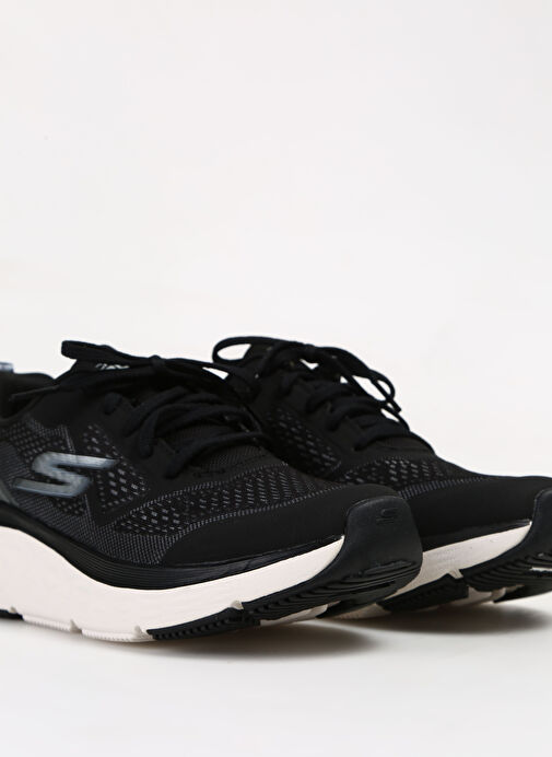 Skechers 129129 BKSL MAX CUSHİONİNG DELTA Siyah - Gümüş Kadın Koşu Ayakkabısı - Görsel 6
