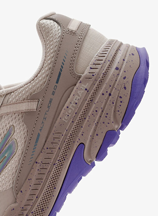 Skechers 129525 NTPR GO RUN TRAİL ALTİTUDE 2 Mor Dana Derisi + Sentetik Kadın Koşu Ayakkabısı - Görsel 6