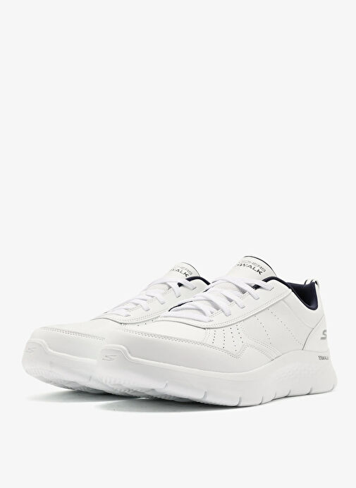 Skechers 216499TK WNV GO WALK FLEX - STEADY Beyaz - Lacivert Erkek Yürüyüş Ayakkabısı - Görsel 4