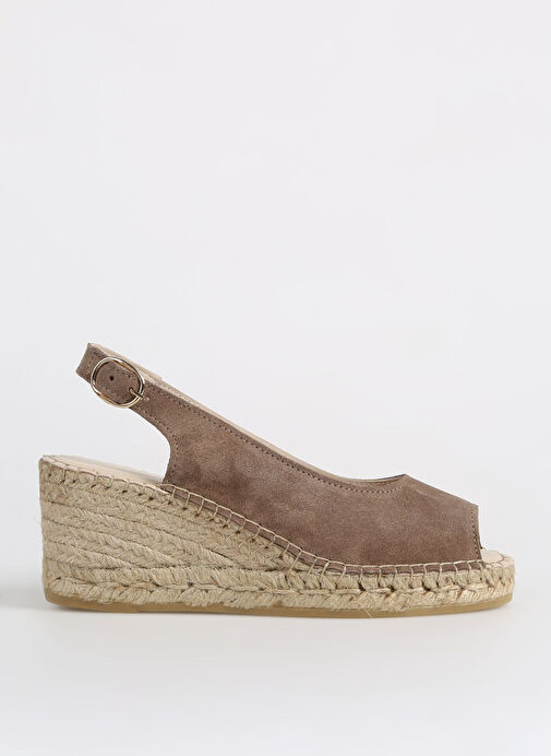 Divarese Vizon Kadın Deri Espadril Anna-4SS - Görsel 2