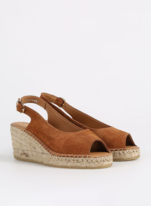 Divarese Taba Kadın Deri Espadril Anna-4SS - Görsel 3