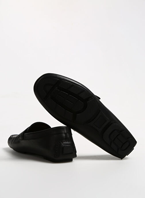 George Hogg Siyah Erkek Deri Loafer 97016 - Görsel 5
