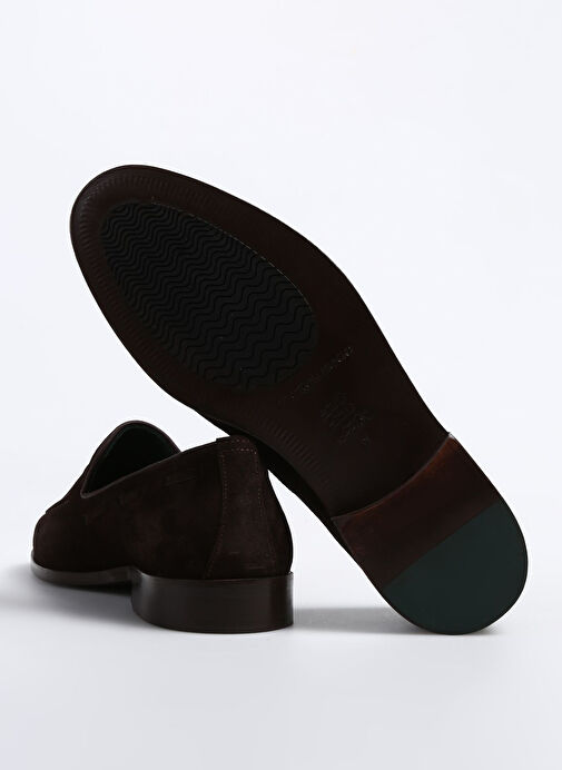 George Hogg Kahverengi Erkek Süet Loafer 9716-1 - Görsel 5