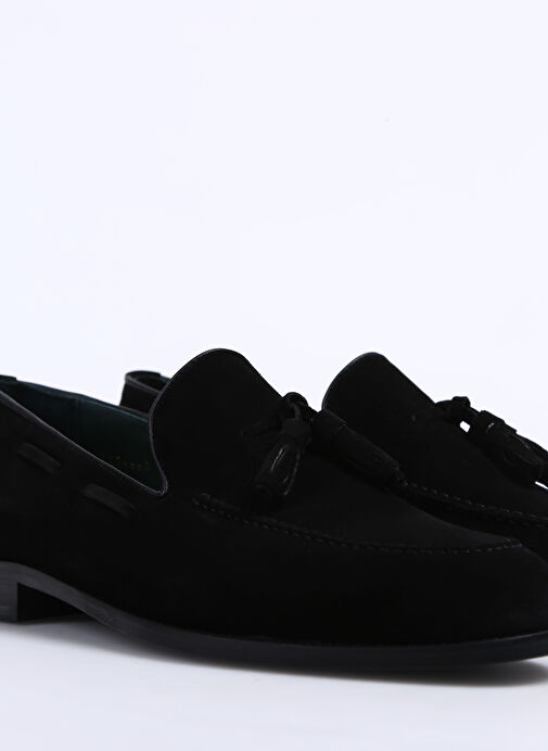 George Hogg Siyah Erkek Deri Günlük Ayakkabı 9716-1 - Görsel 6