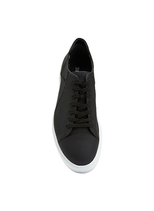 Divarese Siyah Erkek Deri Sneaker 107-17 - Görsel 5
