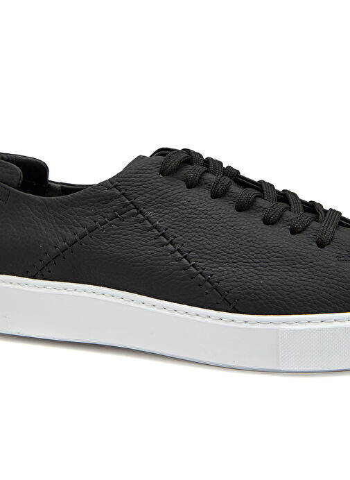 Divarese Siyah Erkek Deri Sneaker 107-17 - Görsel 7