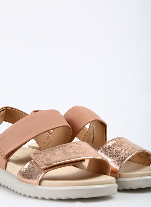 Legero Bej-Altın Kadın Deri Sandalet 2-000242-5580 - Görsel 6