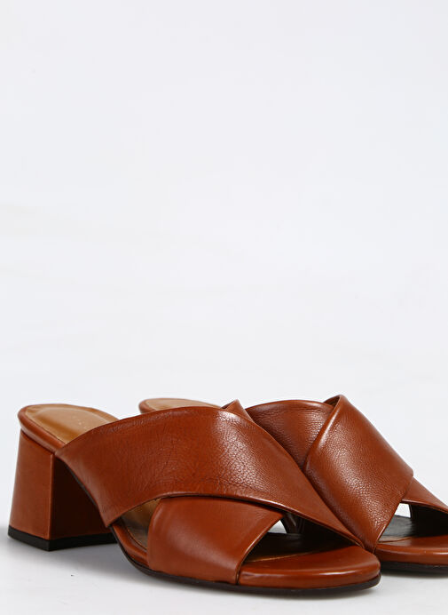 Yargıcı Taba Kadın Süet Terlik 24YKAY4596X - Görsel 6