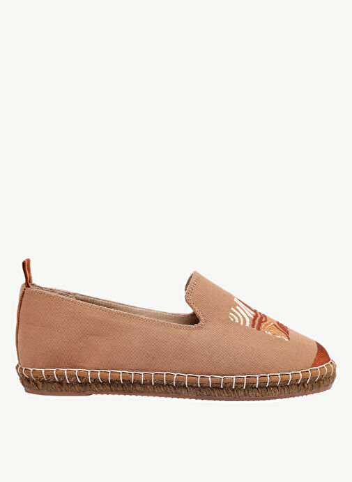 NAKIŞ DETAYLI KANVAS ESPADRİL - Görsel 2
