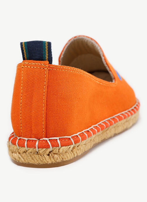 Yargıcı Turuncu Kadın Kanvas Espadril 24YKAY4567X - Görsel 6
