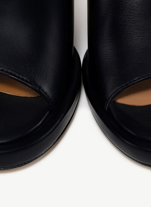 Yargıcı Siyah Kadın Deri Terlik 24YKAY4595X - Görsel 5