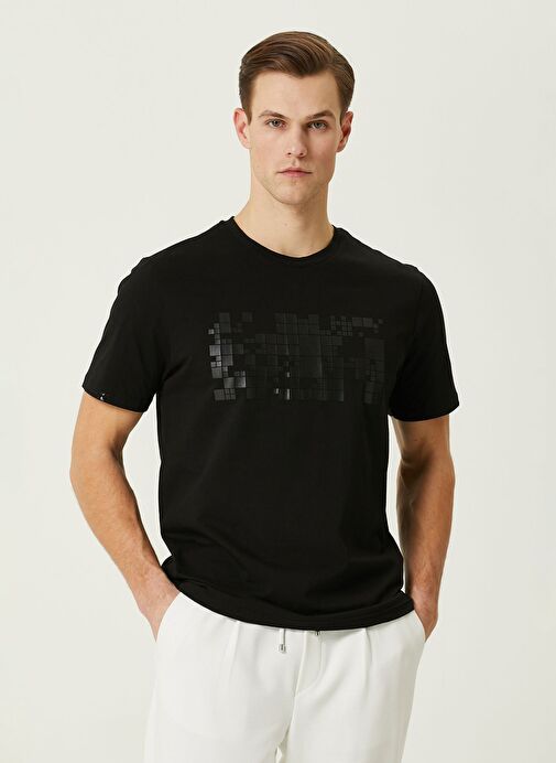Network Bisiklet Yaka Siyah Erkek T-Shirt 1090798 Boyner