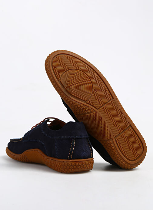 Hammer Jack Lacivert Erkek Deri Günlük Ayakkabı NEMILA - Görsel 5