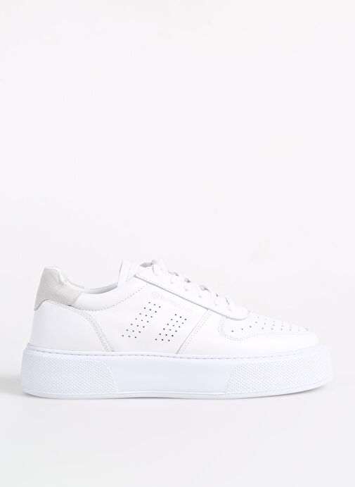 Hammer Jack Beyaz Erkek Deri Sneaker LEEDS - Görsel 2