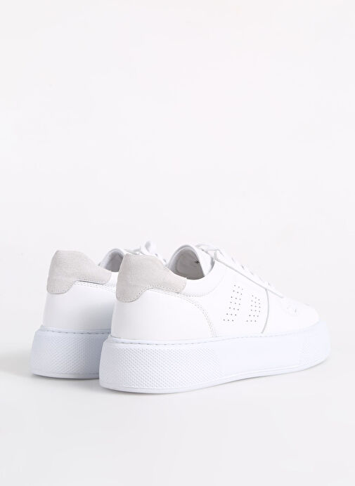 Hammer Jack Beyaz Erkek Deri Sneaker LEEDS - Görsel 4