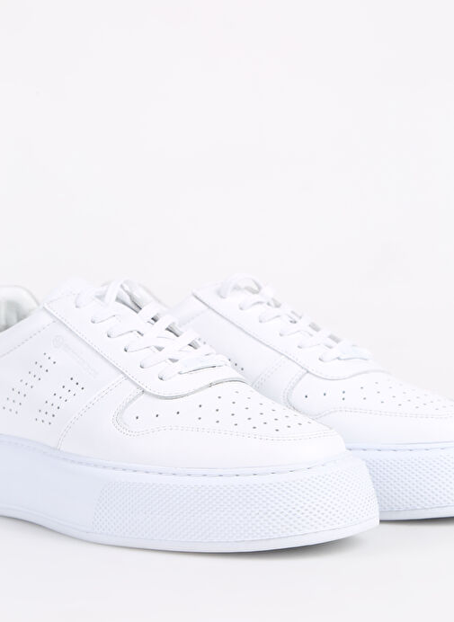 Hammer Jack Beyaz Erkek Deri Sneaker LEEDS - Görsel 6