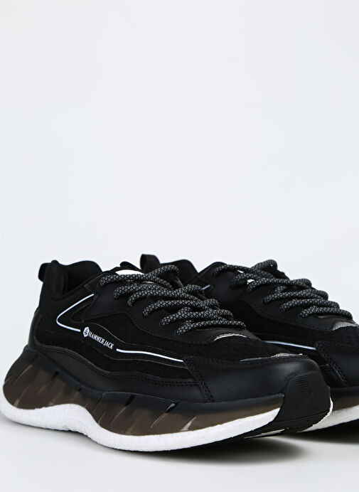 Hammer Jack Siyah Erkek deri Sneaker FERNAND - Görsel 6