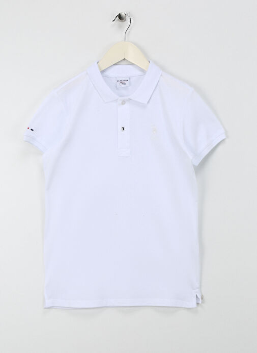 Beyaz Erkek Regular Fit Polo T-Shirt TP01IY024