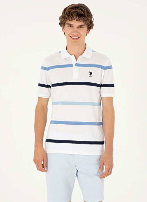 U.S. Polo Assn. Lacivert Erkek Regular Fit Polo T-Shirt GALUP