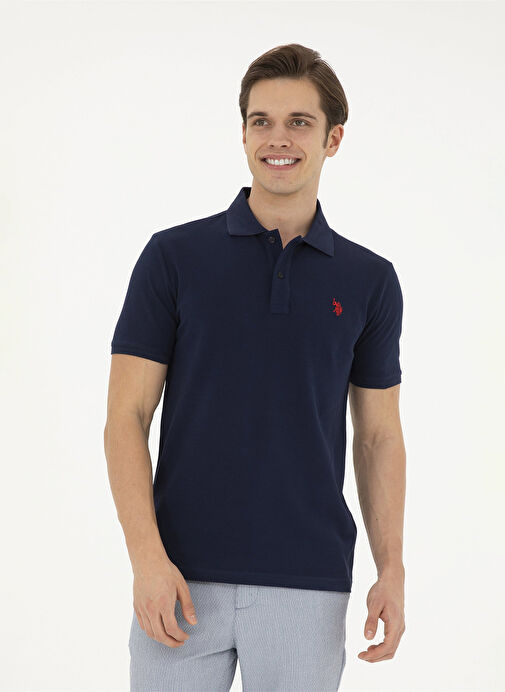 U.S. Polo Assn. Lacivert Erkek Slim Fit T-Shirt GTP04IY024