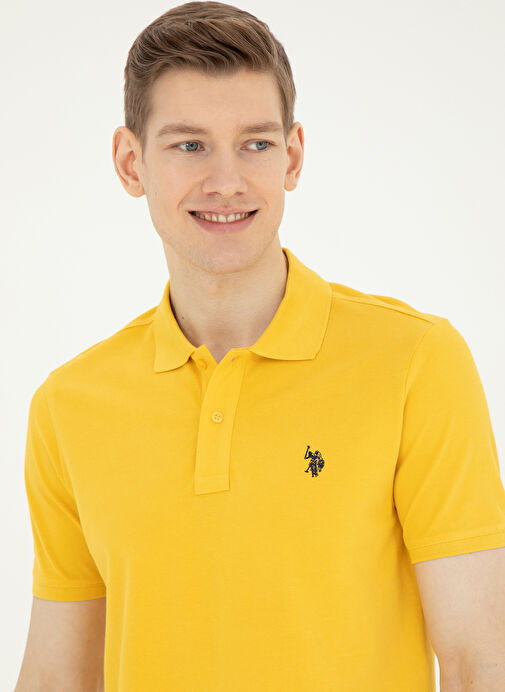 U.S. Polo Assn. Polo Yaka Safran Erkek T-Shirt GTP04IY024